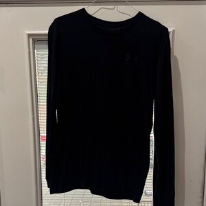 Under Armour Men's Midnight Black Long Sleeve Tee